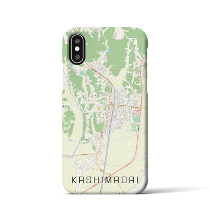 【鹿島台（宮城県）】地図柄iPhoneケース（バックカバータイプ）