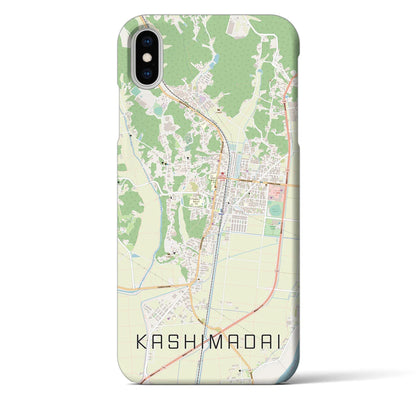 【鹿島台（宮城県）】地図柄iPhoneケース（バックカバータイプ）