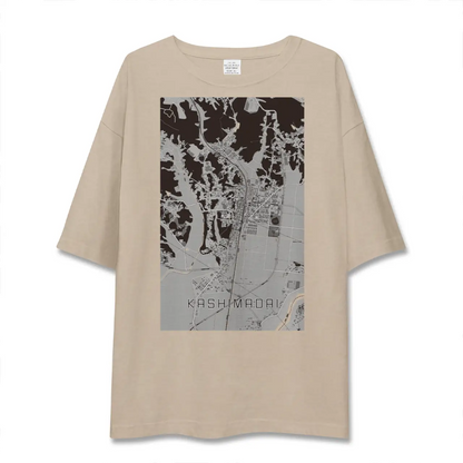 【鹿島台（宮城県）】地図柄ビッグシルエットTシャツ
