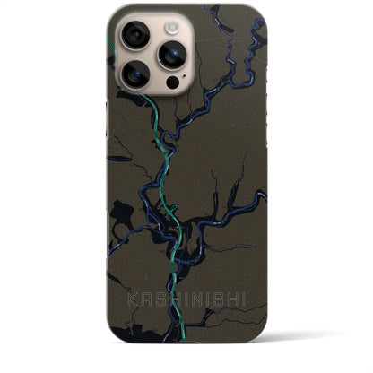 【樫西（岡山県）】地図柄iPhoneケース（バックカバータイプ）