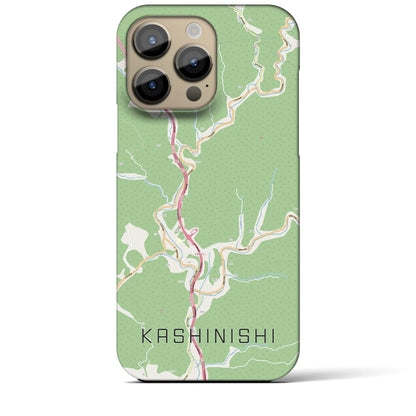 【樫西（岡山県）】地図柄iPhoneケース（バックカバータイプ）