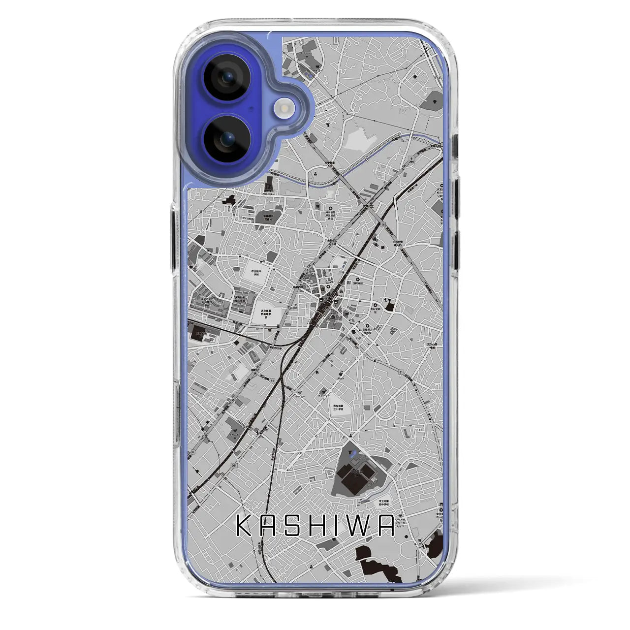 【柏（千葉県）】地図柄iPhoneケース（MagSafeタイプ）