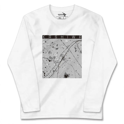 【柏（千葉県）】地図柄ロングスリーブTシャツ