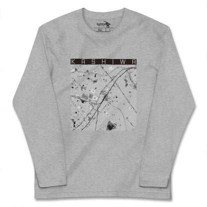 【柏（千葉県）】地図柄ロングスリーブTシャツ