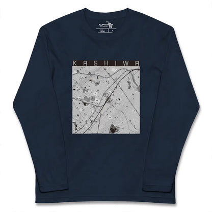 【柏（千葉県）】地図柄ロングスリーブTシャツ