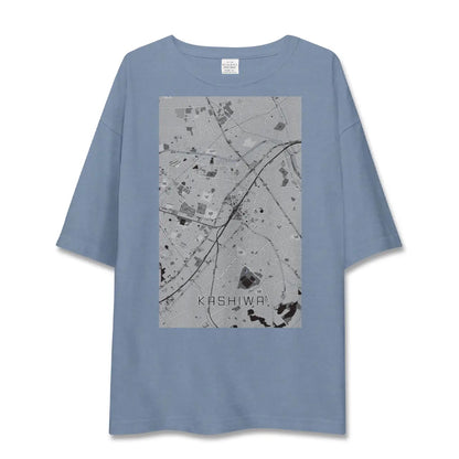 【柏（千葉県）】地図柄ビッグシルエットTシャツ