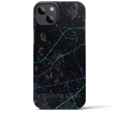 【かしわ台（神奈川県）】地図柄iPhoneケース（バックカバータイプ）