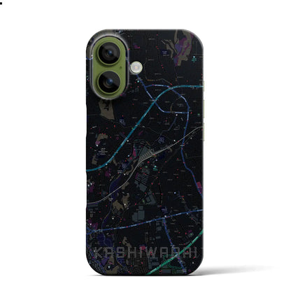 【かしわ台（神奈川県）】地図柄iPhoneケース（バックカバータイプ）