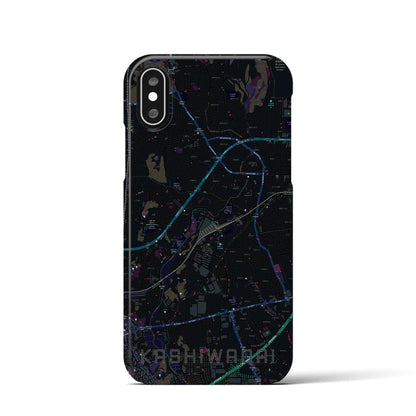 【かしわ台（神奈川県）】地図柄iPhoneケース（バックカバータイプ）