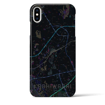 【かしわ台（神奈川県）】地図柄iPhoneケース（バックカバータイプ）