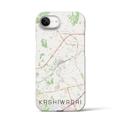 【かしわ台（神奈川県）】地図柄iPhoneケース（バックカバータイプ）