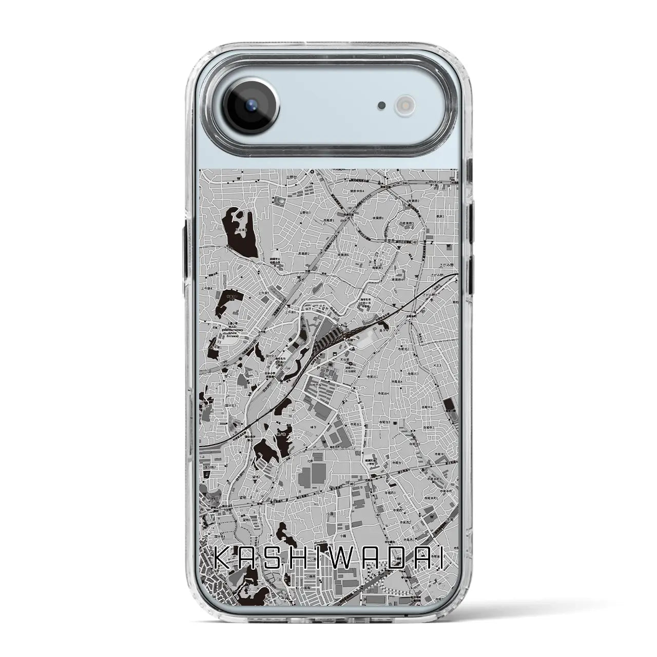 【かしわ台（神奈川県）】地図柄iPhoneケース（MagSafeタイプ）