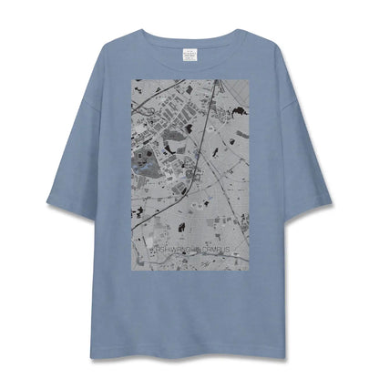 【柏の葉キャンパス（千葉県）】地図柄ビッグシルエットTシャツ