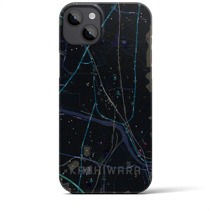 【柏原（大阪府）】地図柄iPhoneケース（バックカバータイプ）