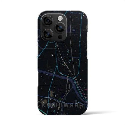 【柏原（大阪府）】地図柄iPhoneケース（バックカバータイプ）