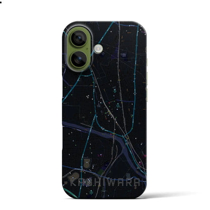 【柏原（大阪府）】地図柄iPhoneケース（バックカバータイプ）