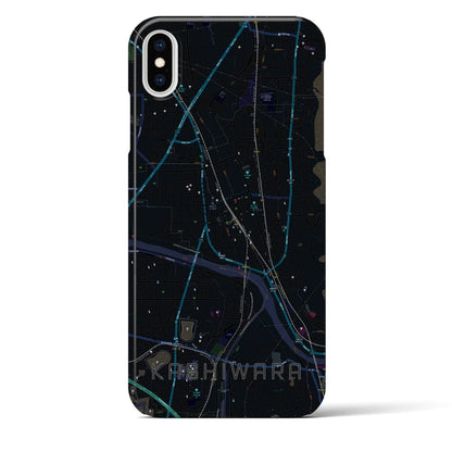 【柏原（大阪府）】地図柄iPhoneケース（バックカバータイプ）