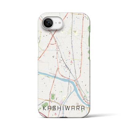 【柏原（大阪府）】地図柄iPhoneケース（バックカバータイプ）