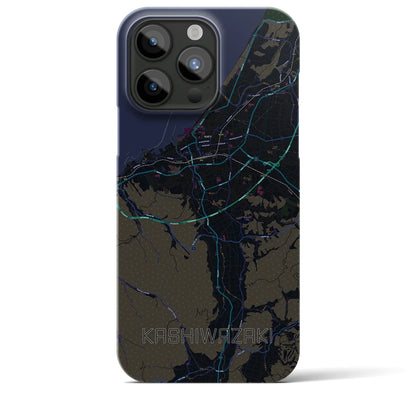 【柏崎（新潟県）】地図柄iPhoneケース（バックカバータイプ）