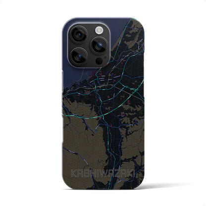 【柏崎（新潟県）】地図柄iPhoneケース（バックカバータイプ）