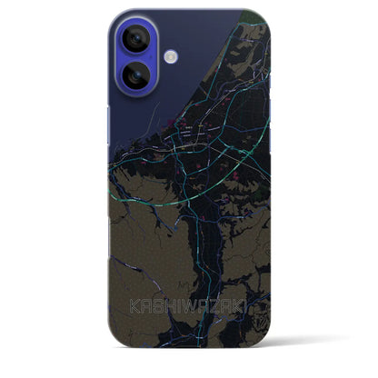 【柏崎（新潟県）】地図柄iPhoneケース（バックカバータイプ）