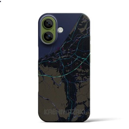 【柏崎（新潟県）】地図柄iPhoneケース（バックカバータイプ）