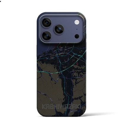 【柏崎（新潟県）】地図柄iPhoneケース（バックカバータイプ）