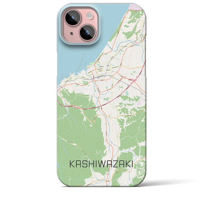 【柏崎（新潟県）】地図柄iPhoneケース（バックカバータイプ）