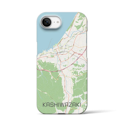 【柏崎（新潟県）】地図柄iPhoneケース（バックカバータイプ）