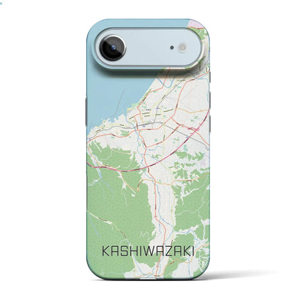 【柏崎（新潟県）】地図柄iPhoneケース（バックカバータイプ）