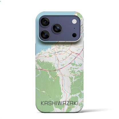 【柏崎（新潟県）】地図柄iPhoneケース（バックカバータイプ）