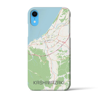 【柏崎（新潟県）】地図柄iPhoneケース（バックカバータイプ）