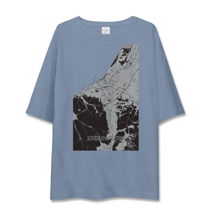 【柏崎（新潟県）】地図柄ビッグシルエットTシャツ