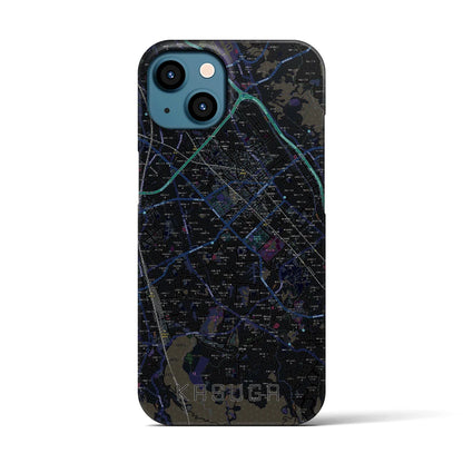 【春日（福岡県）】地図柄iPhoneケース（バックカバータイプ）