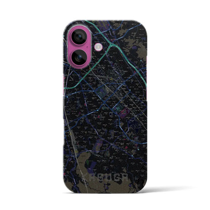 【春日（福岡県）】地図柄iPhoneケース（バックカバータイプ）