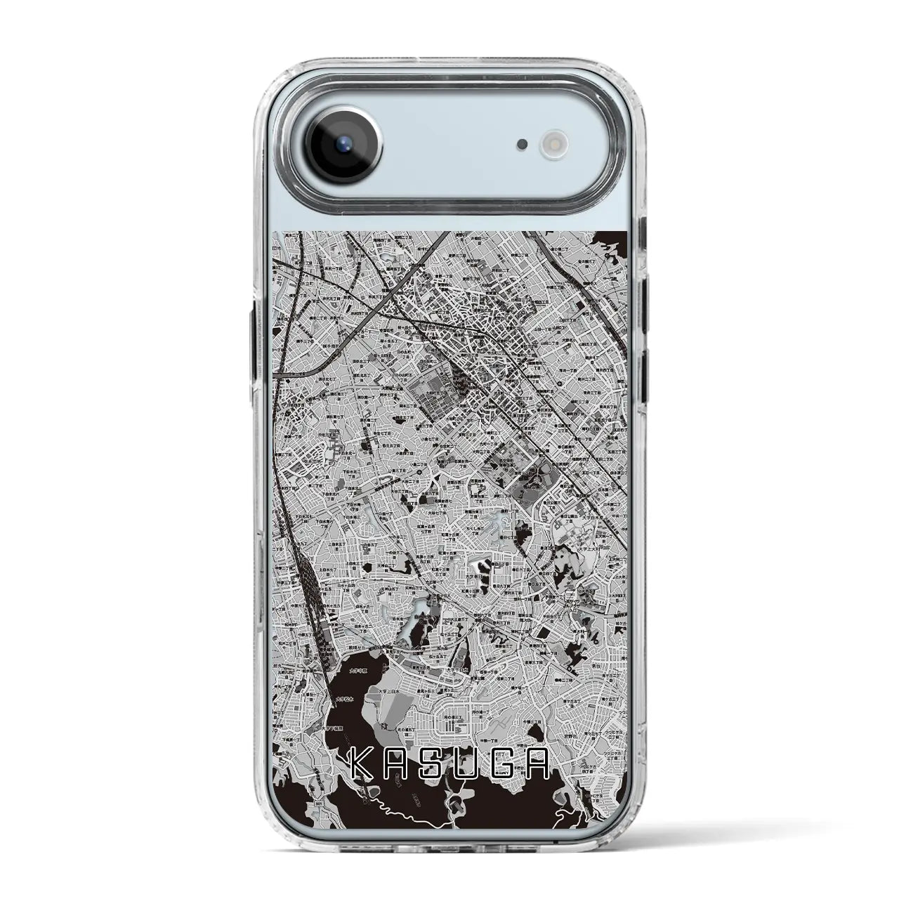 【春日（福岡県）】地図柄iPhoneケース（MagSafeタイプ）