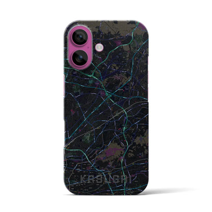 【春日井（愛知県）】地図柄iPhoneケース（バックカバータイプ）