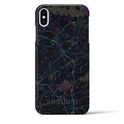 【春日井（愛知県）】地図柄iPhoneケース（バックカバータイプ）