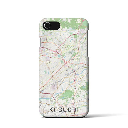 【春日井（愛知県）】地図柄iPhoneケース（バックカバータイプ）