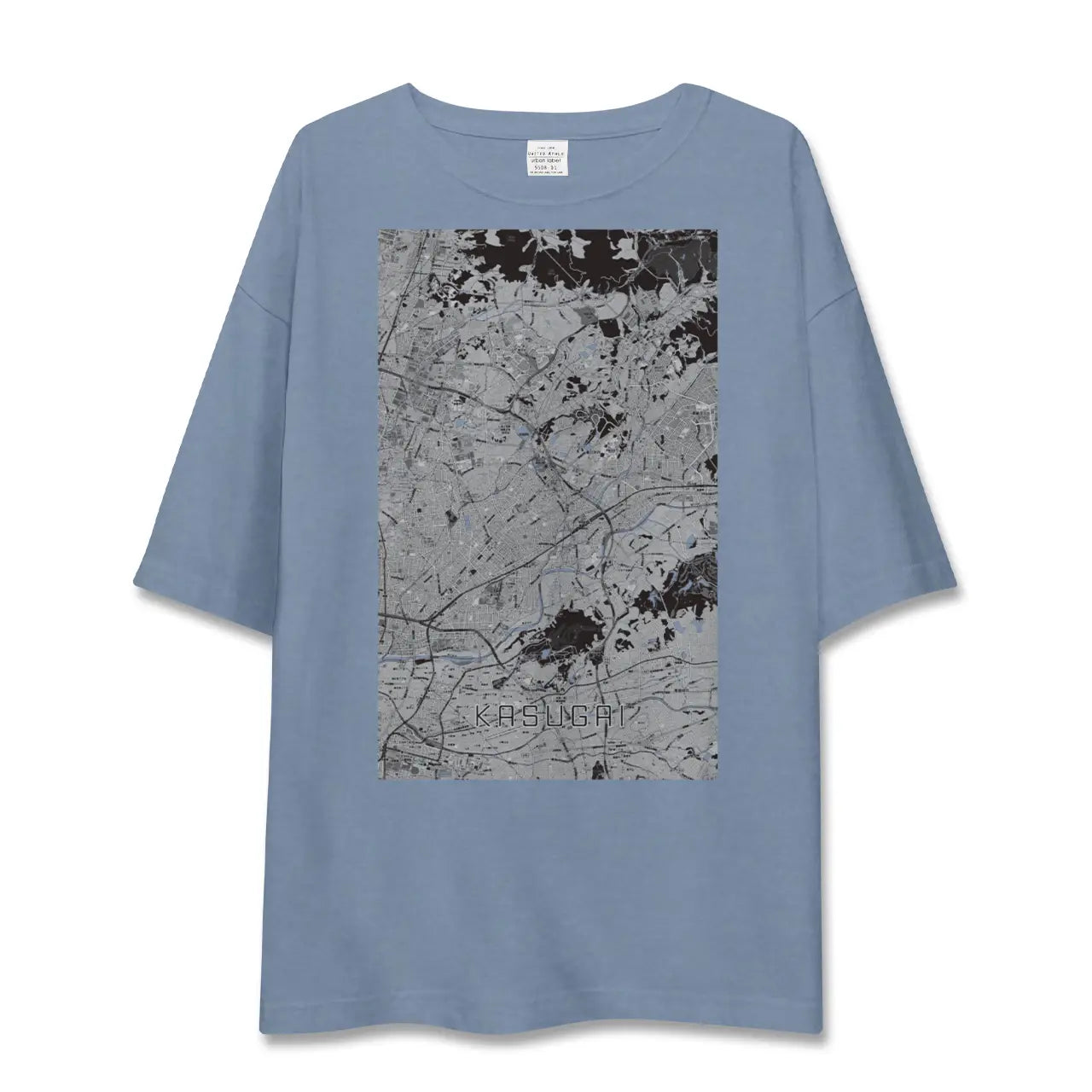 【春日井（愛知県）】地図柄ビッグシルエットTシャツ