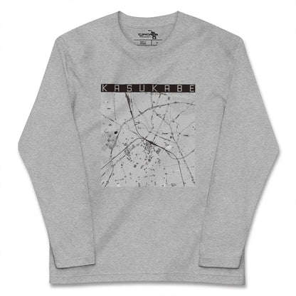 【春日部（埼玉県）】地図柄ロングスリーブTシャツ