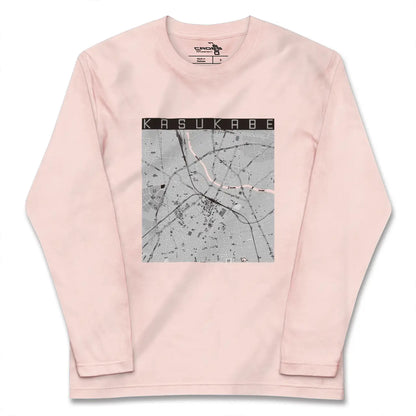 【春日部（埼玉県）】地図柄ロングスリーブTシャツ