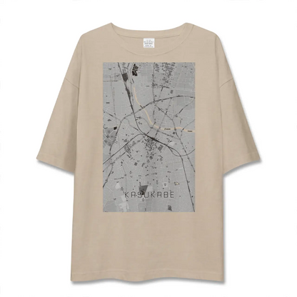 【春日部（埼玉県）】地図柄ビッグシルエットTシャツ