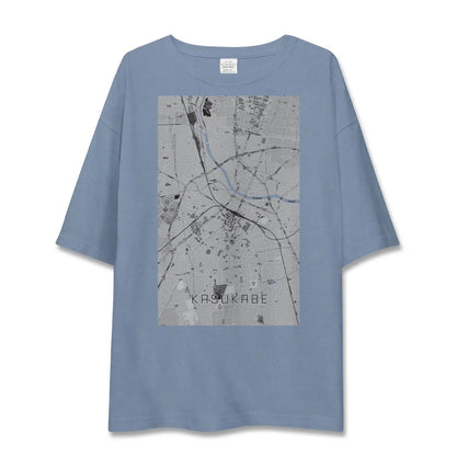 【春日部（埼玉県）】地図柄ビッグシルエットTシャツ