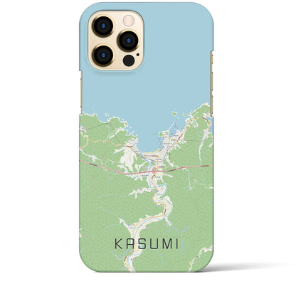 【香住（兵庫県）】地図柄iPhoneケース（バックカバータイプ）