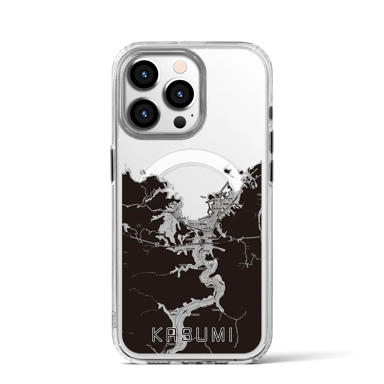 【香住（兵庫県）】地図柄iPhoneケース（MagSafeタイプ）