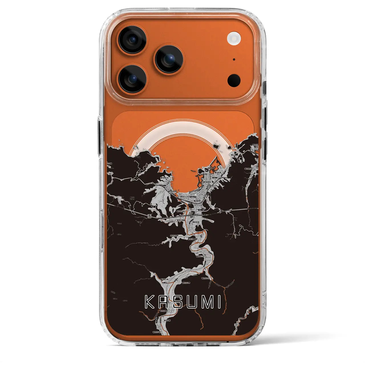 【香住（兵庫県）】地図柄iPhoneケース（MagSafeタイプ）