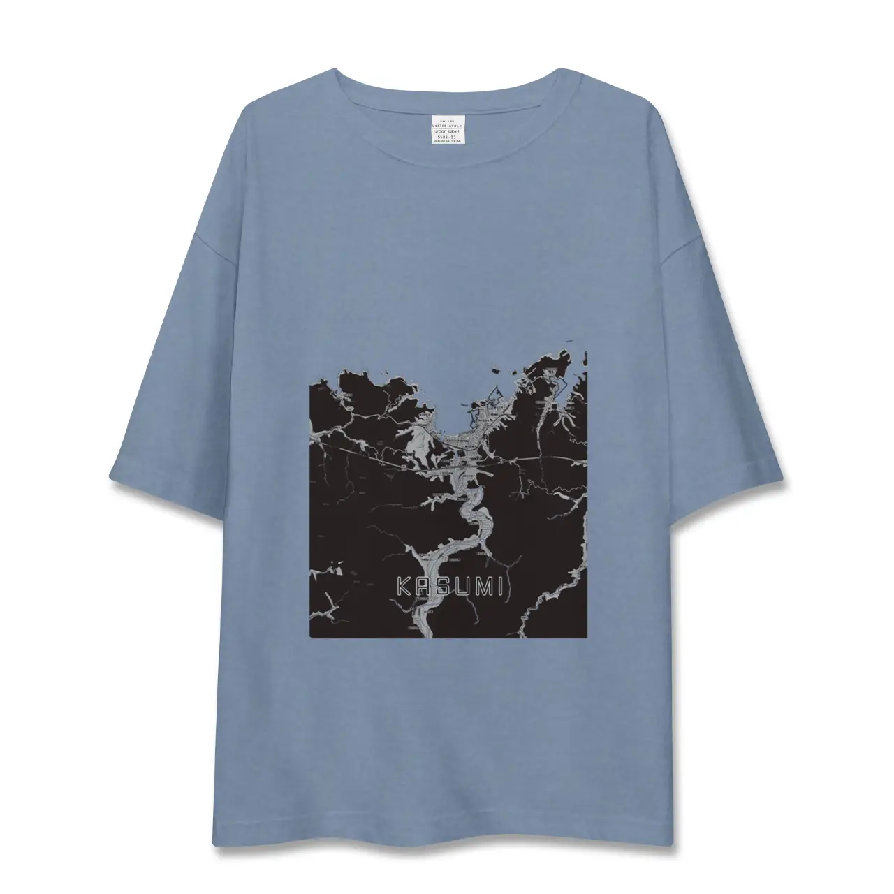 【香住（兵庫県）】地図柄ビッグシルエットTシャツ