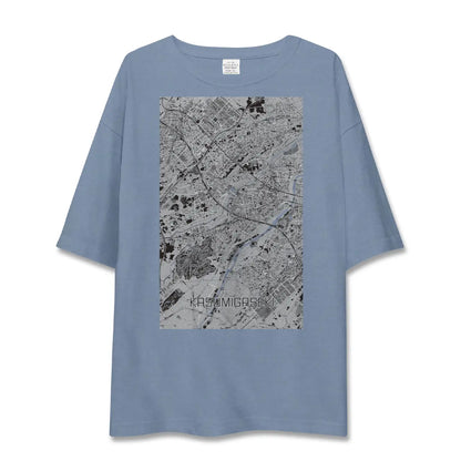 【霞ヶ関（埼玉県）】地図柄ビッグシルエットTシャツ