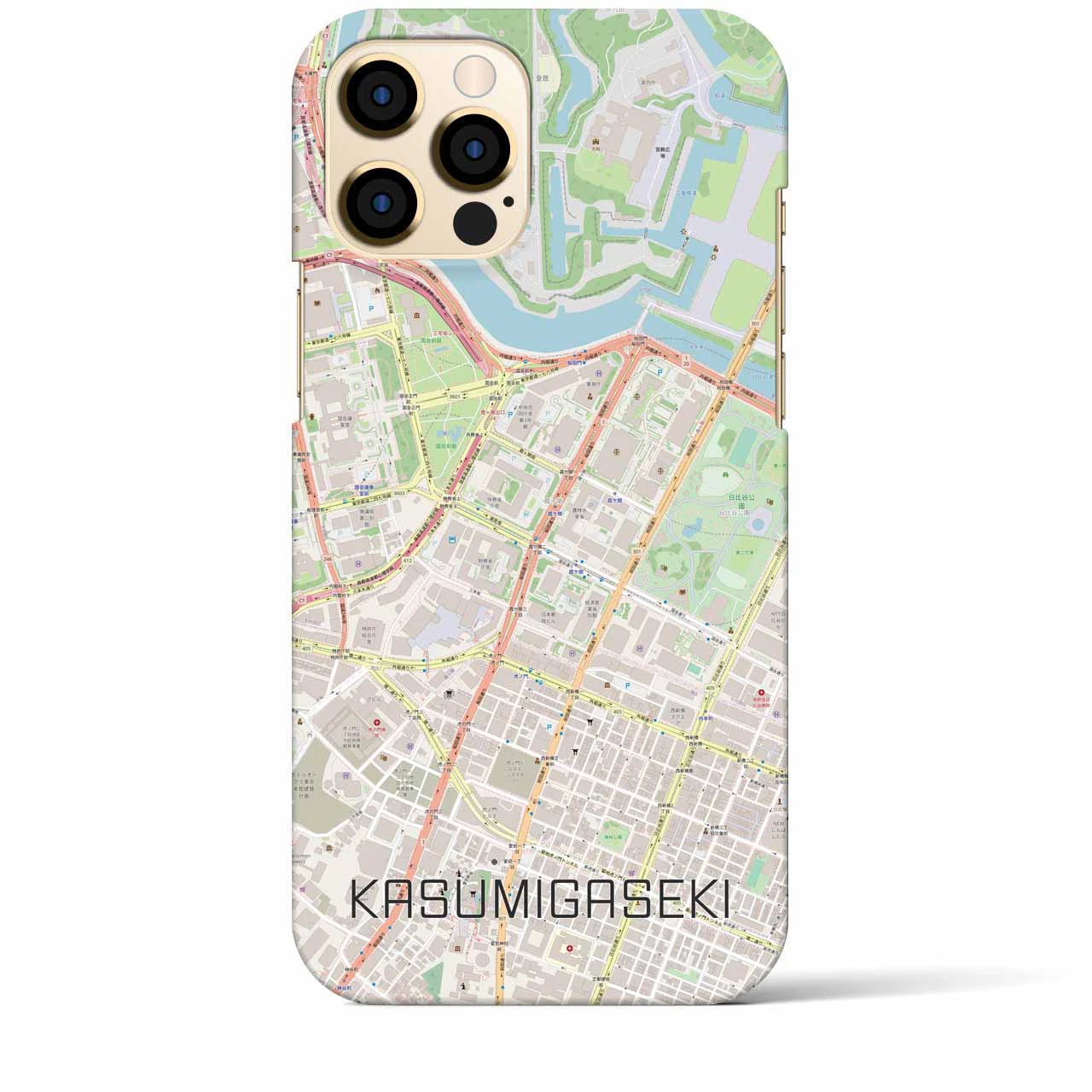 【霞ケ関（東京都）】地図柄iPhoneケース（バックカバータイプ）